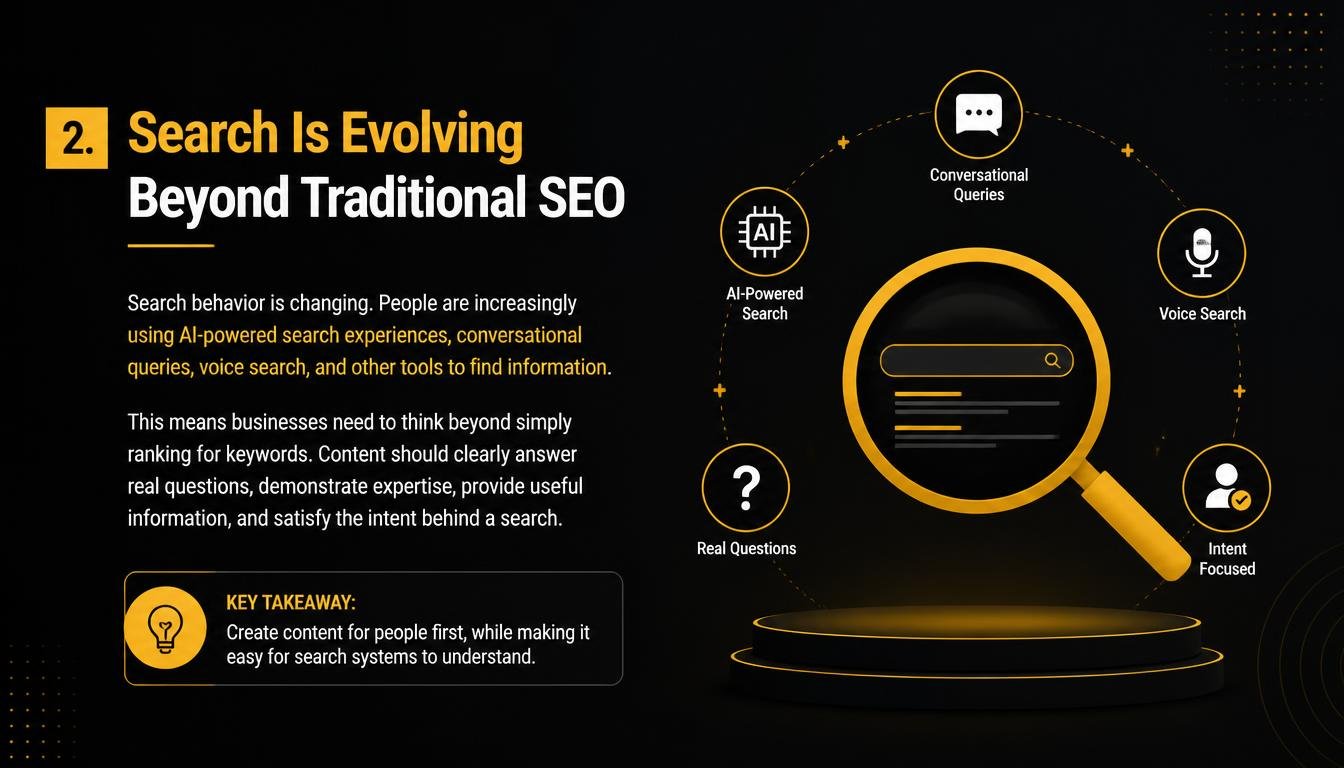 gpt image 2 2. search is evolving beyond traditional seo search behavior is changing. people 0