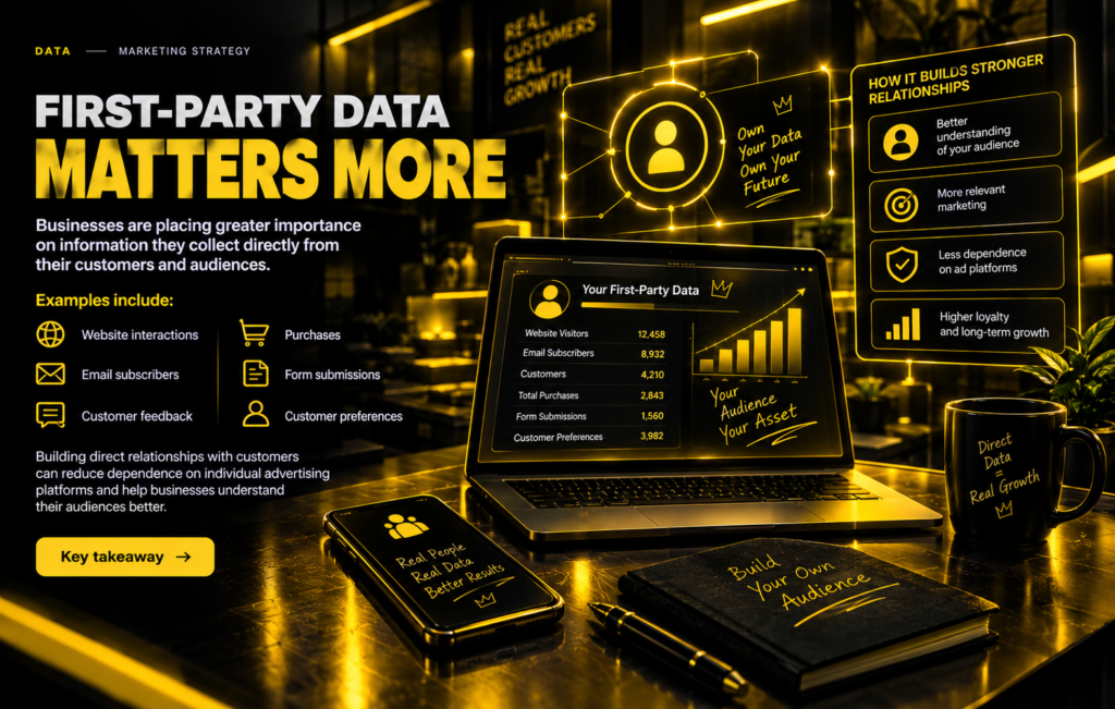 Digital Marketing trends in 2026/2027 first party data matters more